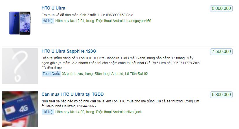 [-]HTC[-]U[-]Ultra[-]giảm[-]giá[-]sốc,[-]người[-]dùng[-]mua[-]đi[-]bán[-]lại[-]kiếm[-]lời
